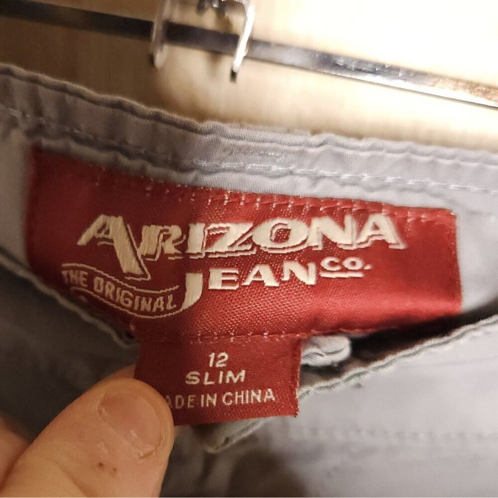 Arizona Boys Grey Shorts 12 Slim - Picture 4 of 6